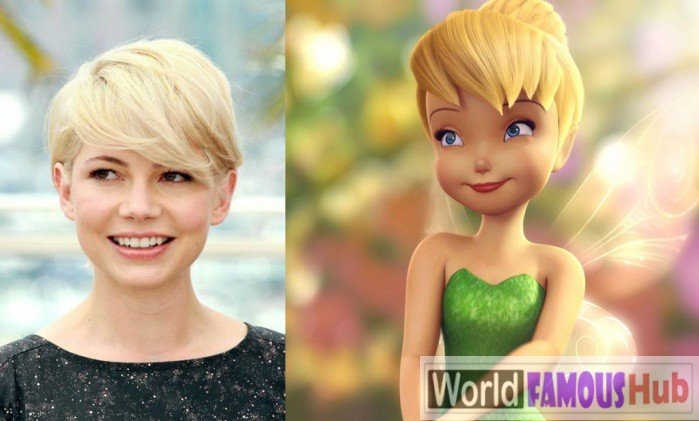 Tinkerbell and Michelle Williams