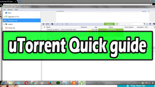 uTorrent Quick guide