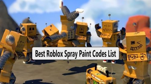 Best Roblox Spray Paint Codes List
