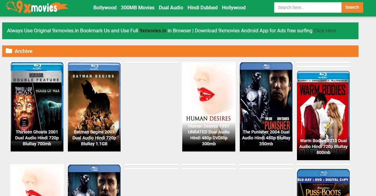 9xmovies Bollywood Hollywood Streaming Platform Download In 1080p 720p 480p 9movies alternative to watch movies online for free. 9xmovies bollywood hollywood streaming