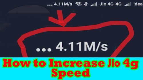 how to increase jio 4g speed