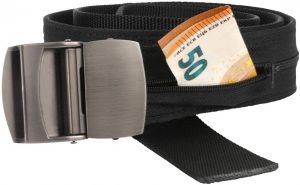 Travel belt with internal pocket